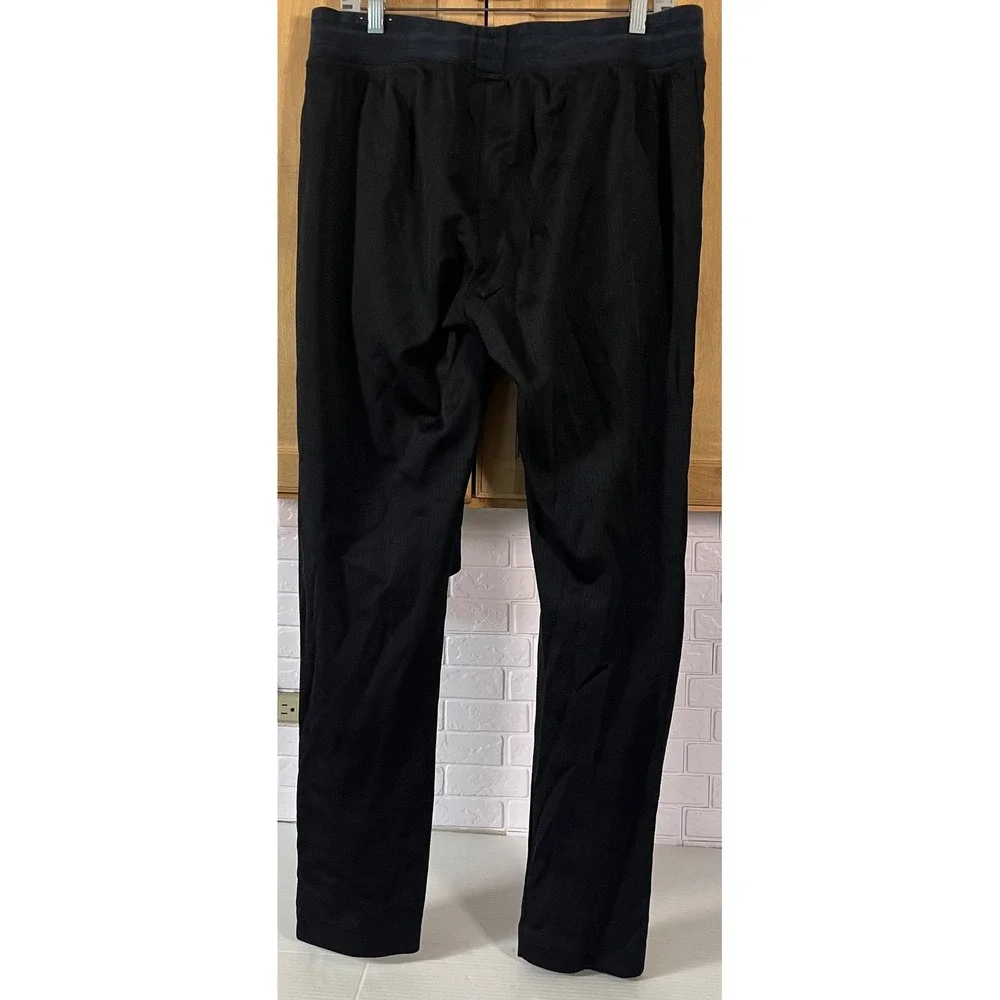 Puma Sweatpants Mens XL Black Mesh Panel Athletic Zip Pocket Joggers
